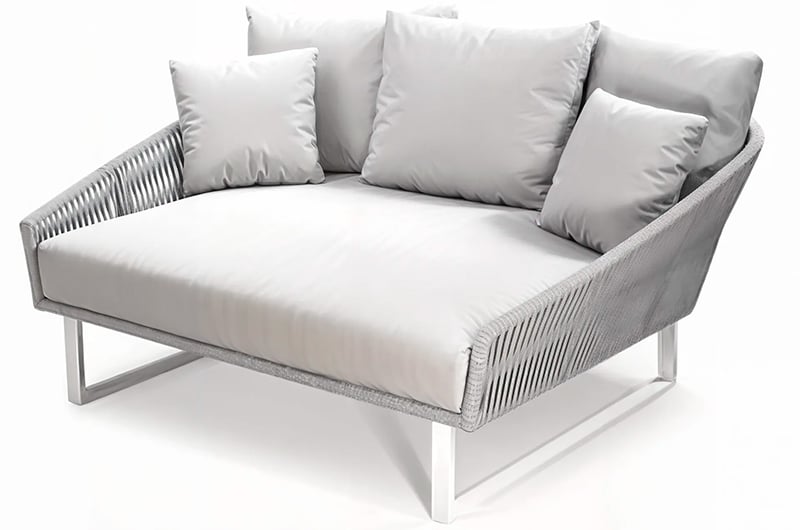 Outdoor sun lounger Triple