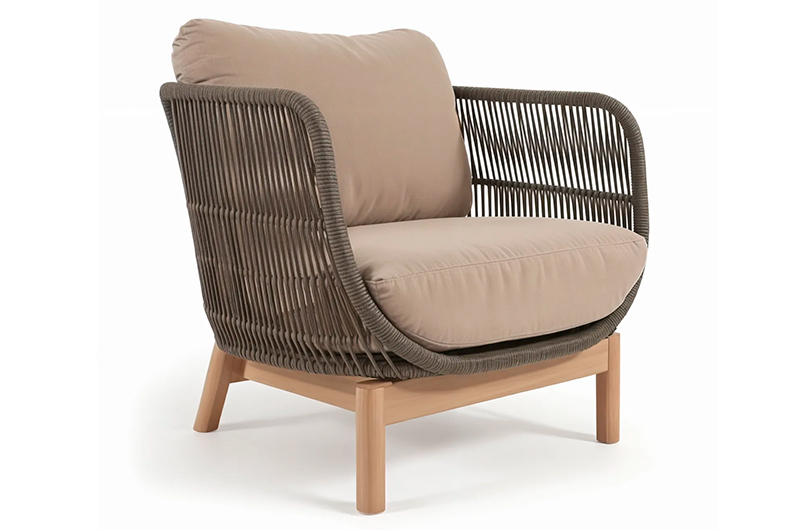 Outdoor armchair