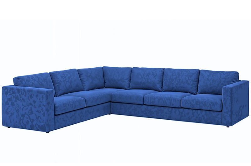 Fabric sofa 5-seat L shape